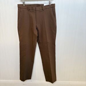 Tommy Hilfiger Flex Tobacco Brown Tate Dress Pants Men’s Size 32x30 NEW